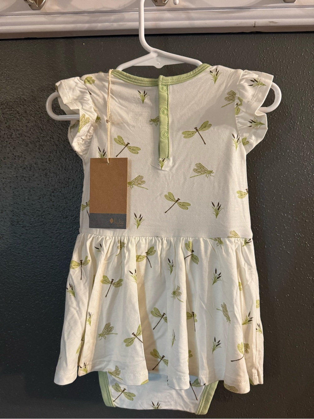 Kyte Baby NWT Dragonfly Twirl Skirted Bodysuit - Picture 3 of 3